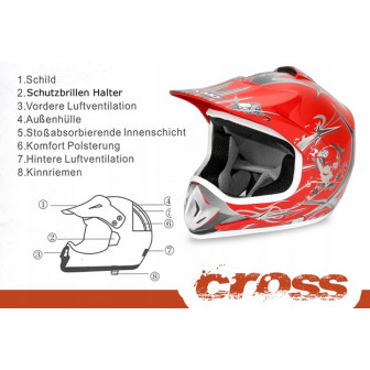 KASK dla dziecka KIMO CROSS / QUAD