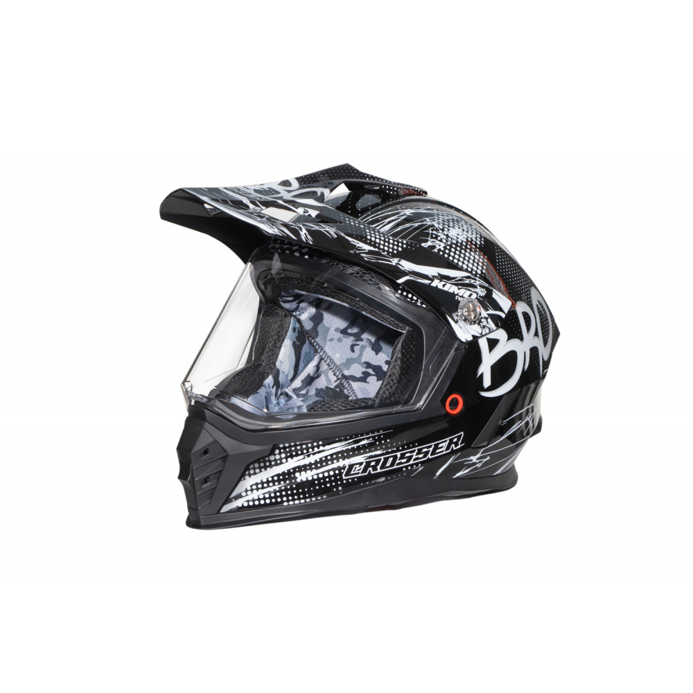 KASK KIMO BRO SPORT homologacja drogowa ECE 22.6 + szyba