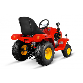 Traktor 110 cc Pół-Automat replika john deere spalinowy dla dziecka + przyczepka
